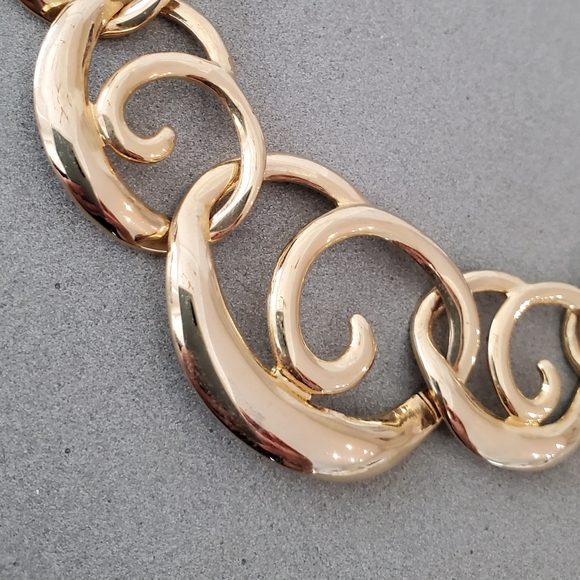 Filigree Gold Necklace & Bracelet - New - Picture 4 of 8